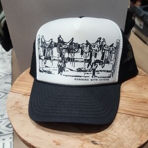 ISSI Black and White Trucker Hat